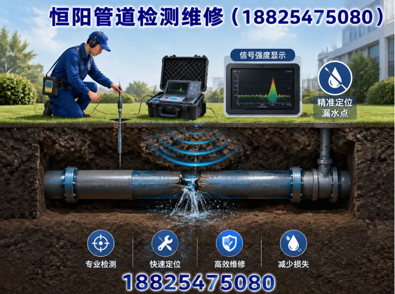 龙门县地埋管漏水定位展示图